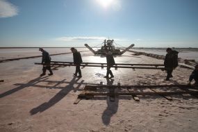 Mining of of sea salt