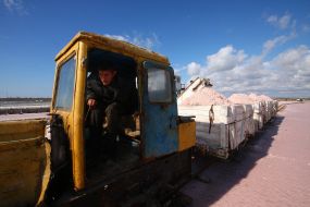 Mining of of sea salt