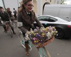 "Tweed Run" Autumn Bike Ride participant