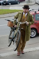"Tweed Run" Autumn Bike Ride participant