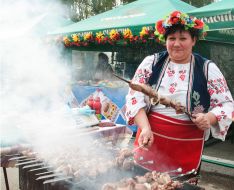 Preparation of shashlicks 