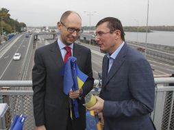Yuriy Lutsenko and Arseniy Yatsenyuk