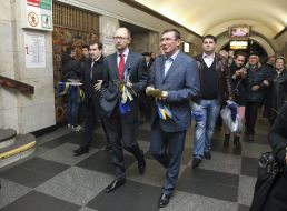 Yuriy Lutsenko and Arseniy Yatsenyuk