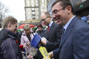 Yuriy Lutsenko and Arseniy Yatsenyuk