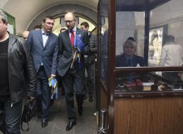 Yuriy Lutsenko and Arseniy Yatsenyuk