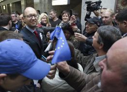 Yuriy Lutsenko and Arseniy Yatsenyuk