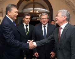 Viktor Yanukovych and Joachim Gauck