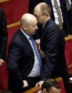 Aleksandr Turchinov and Arseniy Yatsenyuk