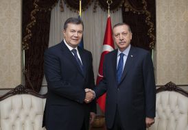 Viktor Yanukovich and Recep Tayyip Erdogan