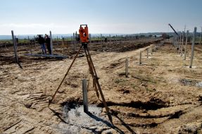 Building of sun power-station