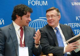 Kakha Kaladze and Leonid Kozhara