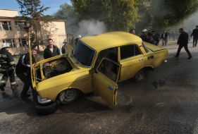 Участники акции протеста