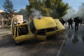 Участники акции протеста