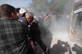 Participants of the protest