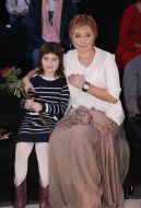 Victoria Tigipko with daughter