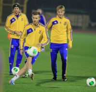 Players of Ukraine football national team