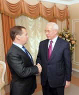 Nikolay Azarov and Dmitriy Medvedev