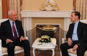 Nikolay Azarov and Dmitriy Medvedev