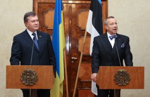 Віктор Янукович і Тоомас Хендрік Ільвес