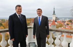 Viktor Yanukovych and Andrus Ansip