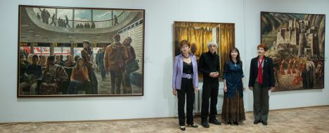 Galina Borisova, Viktor Ryzhikh and Yelena Ryzhikh