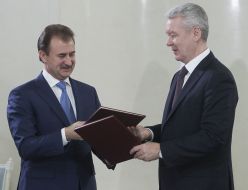 Aleksandr Popov and Sergey Sobyanin