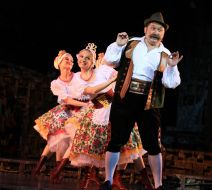 A scene from the operetta by Johann Strauss' "The Gypsy Baron"