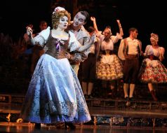 A scene from the operetta by Johann Strauss' "The Gypsy Baron"