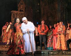 A scene from the operetta by Johann Strauss' "The Gypsy Baron"