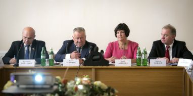 Vladimir Voytovich, Nikolay Khobzey, Irina Akimova and Boris Klimchuk
