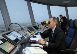 Center of air traffic control