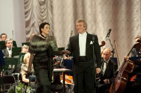 Irina Skazina and Vyacheslav Redya