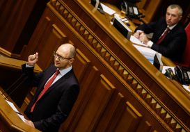 Арсений Яценюк и Игорь Калетник