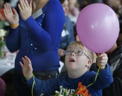 Boy with Down's syndrome