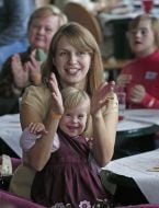 Girl with Down's syndrome