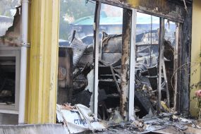 The consequences of a fire in a supermarket