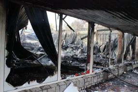 The consequences of a fire in a supermarket
