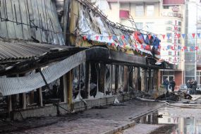 The consequences of a fire in a supermarket