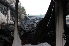 The consequences of a fire in a supermarket