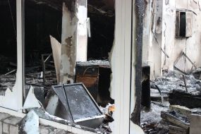 The consequences of a fire in a supermarket