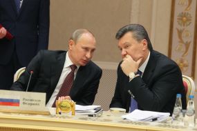 Владимир Путин и Виктор Янукович