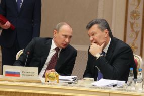 Владимир Путин и Виктор Янукович