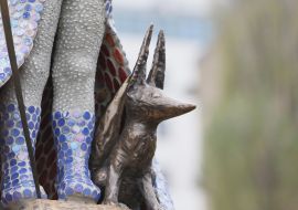 The sculptural composition