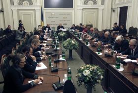 Meeting of the Chairman of Ukraine parliament with the ambassadors of countries-members of U