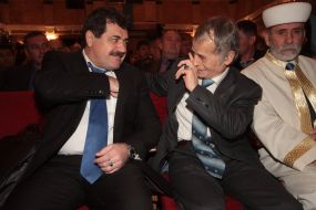 Haji Emirali Ablaev, Mustafa Jemilev and Remzi Ilyasov