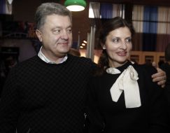 Petr and Marina Poroshenko