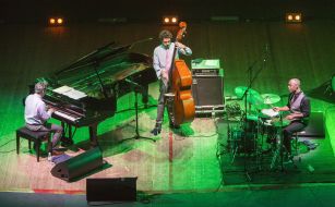 Participants of jazz band "Trio Joey Kalderatstso"