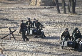 Military historical reconstruction of forcing of Dnepr