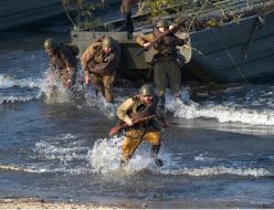 Military historical reconstruction of forcing of Dnepr