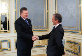 Viktor Yanukovich and Henri Proglio